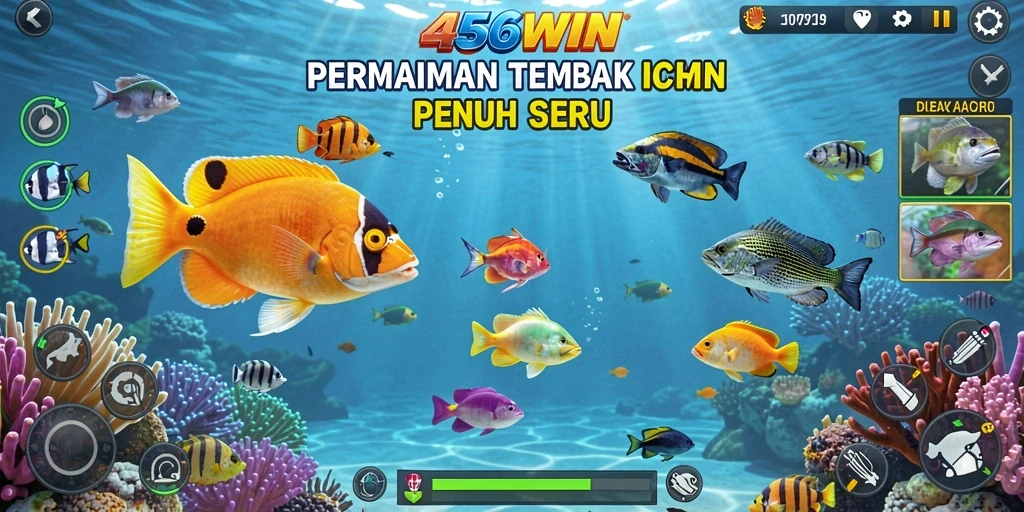 Tampilan gameplay Tembak Ikan yang menarik di 456WIN.