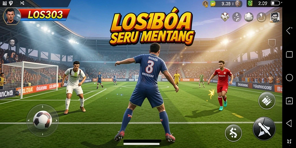 Tampilan gameplay seru dalam LOS303 yang menggambarkan pertandingan olahraga.