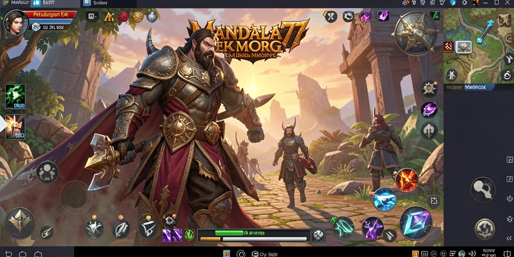 Tampilan gameplay menarik di MANDALA77 dengan aksi petualangan seru.