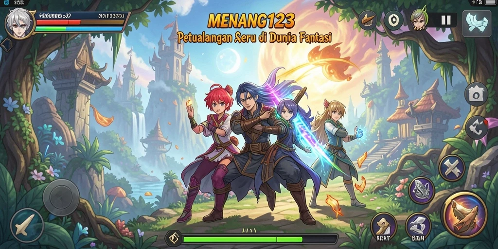 Gameplay seru MENANG123 dengan grafis anime yang indah.