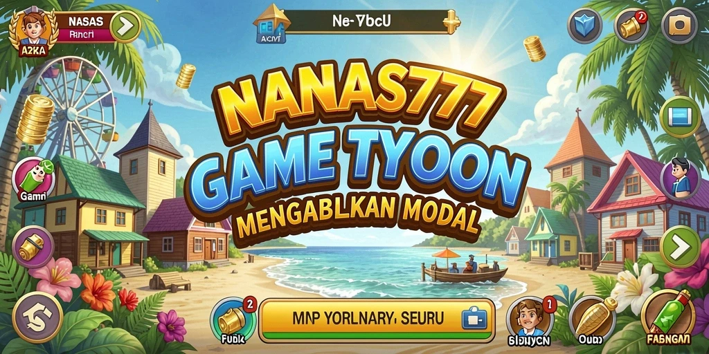 Tampilan gameplay NANAS777 yang menarik dan penuh warna.