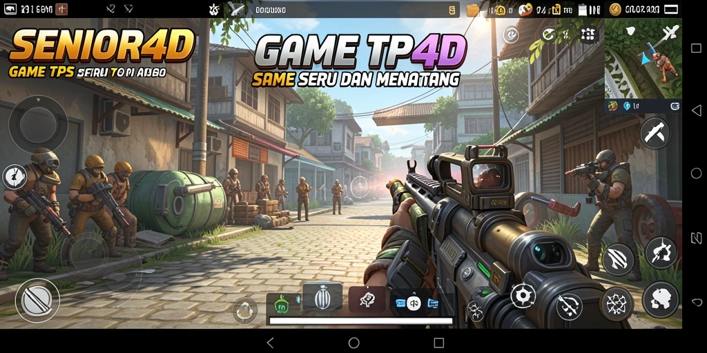 Tangkapan layar gameplay TPS yang menarik dan mendebarkan.